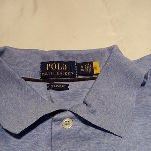 Polo Ralph Lauren Long Sleeve Polo Size XL Color Powder Blue